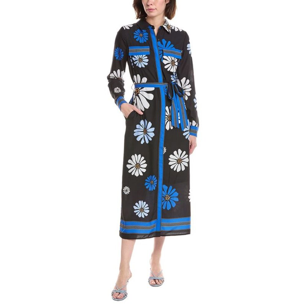 T Tahari Womens Maxi Dress, Blue